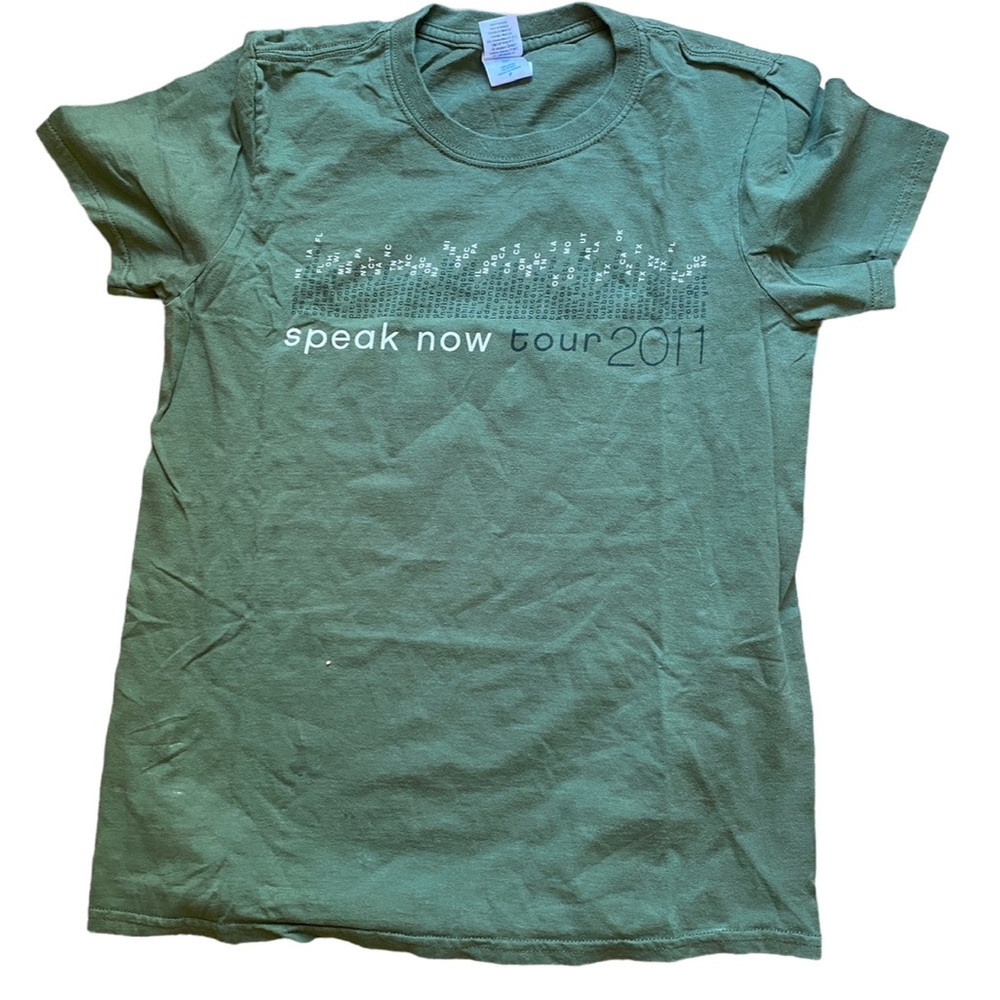 RARE Taylor Swift 2011 Speak Now Tour T-Shirt